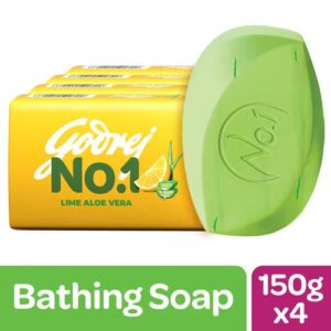 GODREJ NO 1 LIME AND ALOE VERA 4X150GM