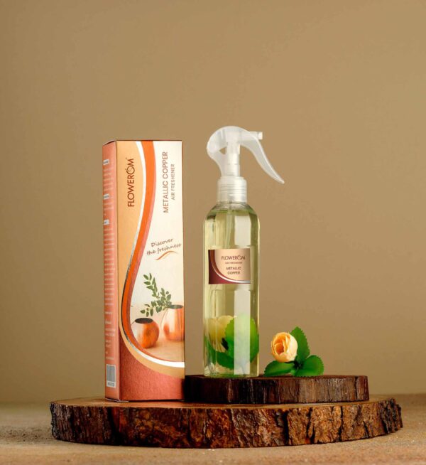 FLOWEROM AIR FRESHNER SPRAY METALLIC COPPER